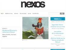 Tablet Screenshot of nexos.com.mx