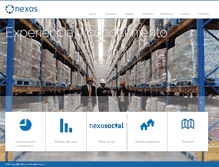 Tablet Screenshot of nexos.cl